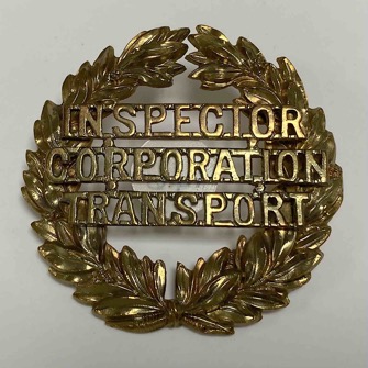 Hull Corporation Transport inspector's cap badge