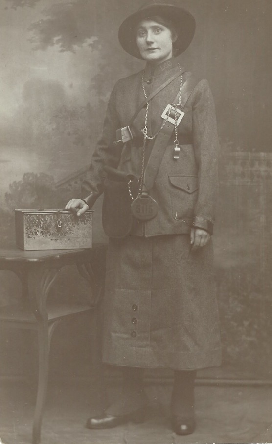 Emily Elizabeth Rogers, Great War London County Council Tramways conductress