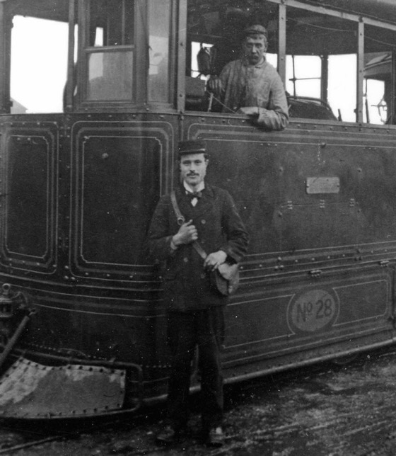 Leeds City Tramways Steam tram crew
