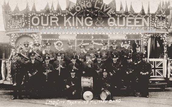 Leeds City Tramways Military Band circa 1902