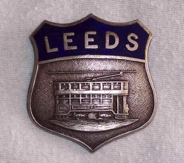 Leeds City Tramways cap badge