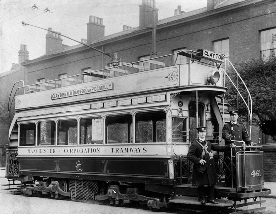 Manchester Corporation Tramways Tram No 461 circa 1904