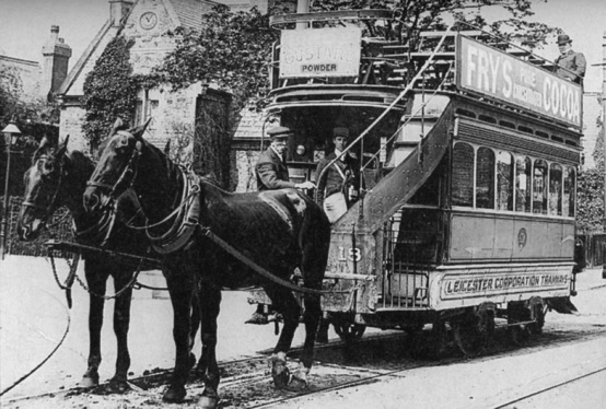 Leicester Corporation Tramways horse tram 18
