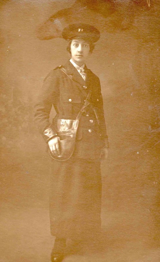 Leicester City Tramways Great War tram conductress