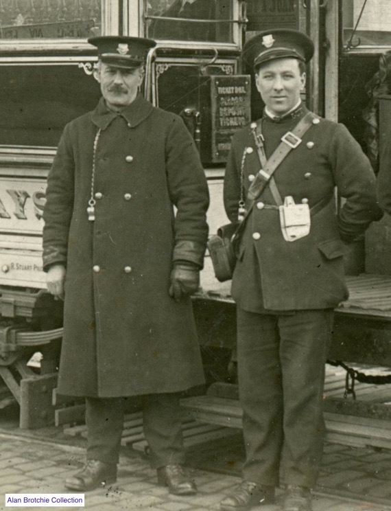 Leith Corporation Tramways crew circa 1921