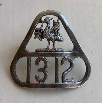 Liverpool Corporation Passenger Transport cap badge 1953