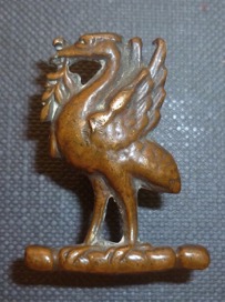Liverpool Corporation Tramways liver bird epaultte badge