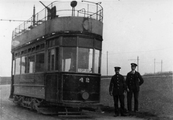 Isle of Thanet Electric Tramways Tram No 42 and crew