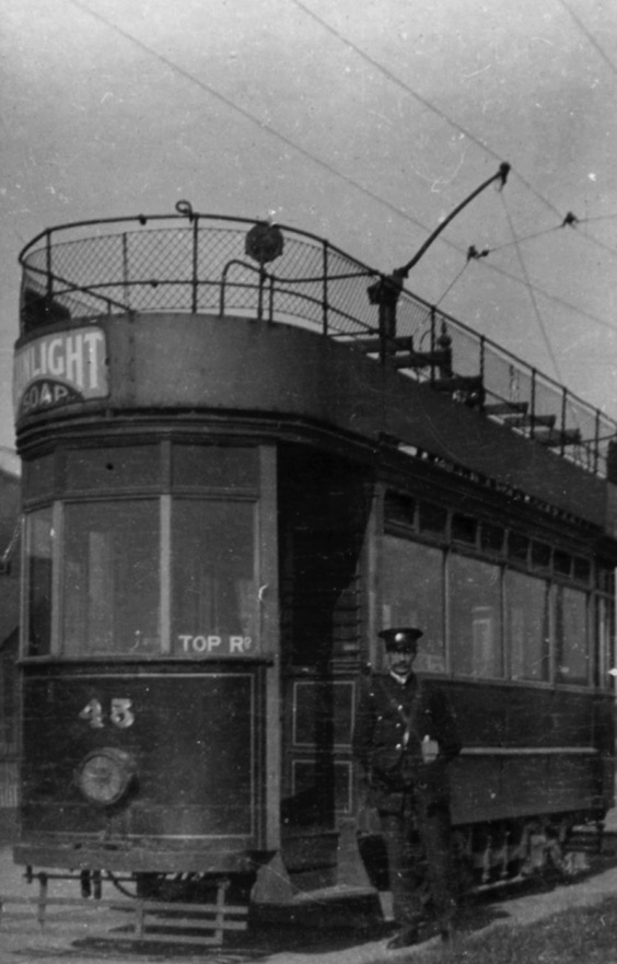 Isle of Thanet Electric Tramways Tram No 45 and conductor