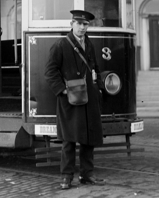 Isle of Thanet Electric Tramways conductor 1928
