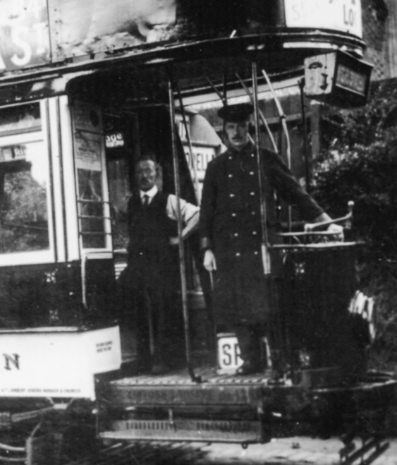 Maidstone Corporation Tramways tram driver 1920s