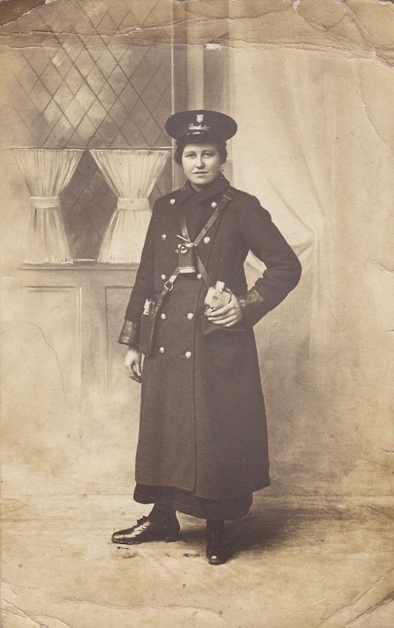 Maidstone Corporation Tramways Great War tram conductress