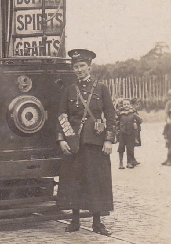 Maidstone Corporation Tramways Great War conductress