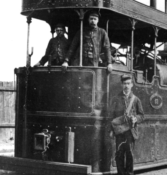 Bury, Rochdale and Oldham Steam Tramway crew