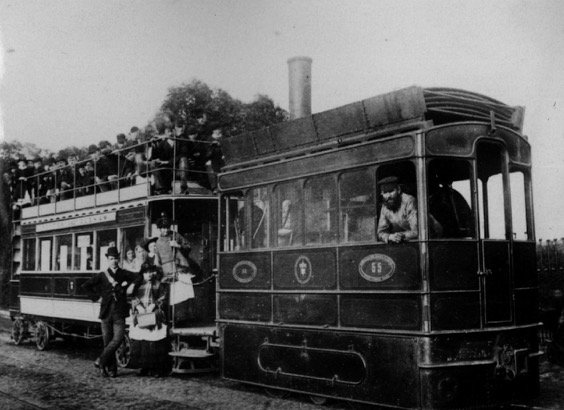 Manchester Rochdale and Oldham Steam tram No 55