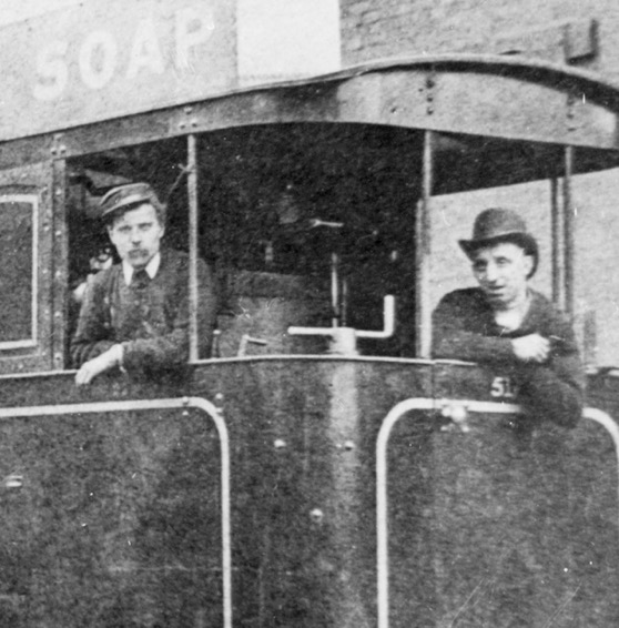 Bury, Rochdale and Oldham Steam Tramways crew 1880s