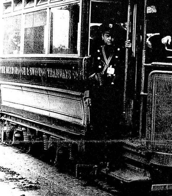 Mexborough and Swinton tram conductor