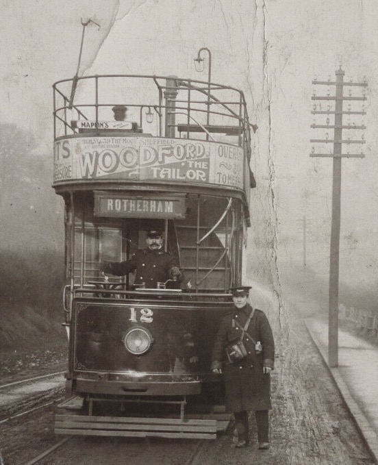 Mexborough and Swinton Tramways Tramcar No 12 circa 1908