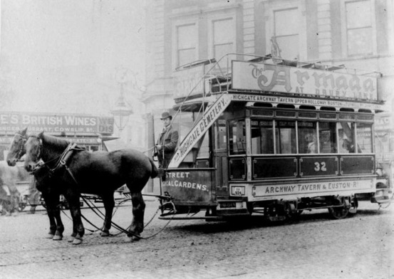 London Street Tramways Horse tram No 3