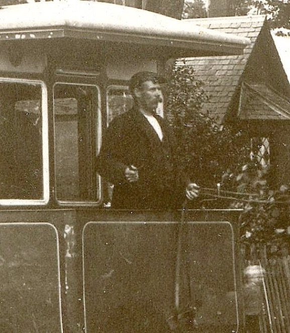 Inchture Tram driver 1909