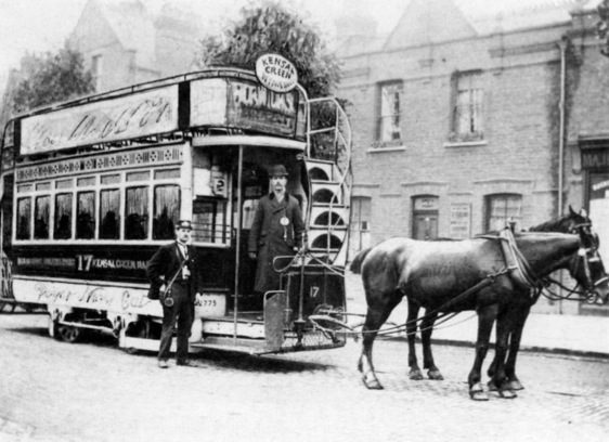 Harrow Road & Paddington tramways tramcar No 17