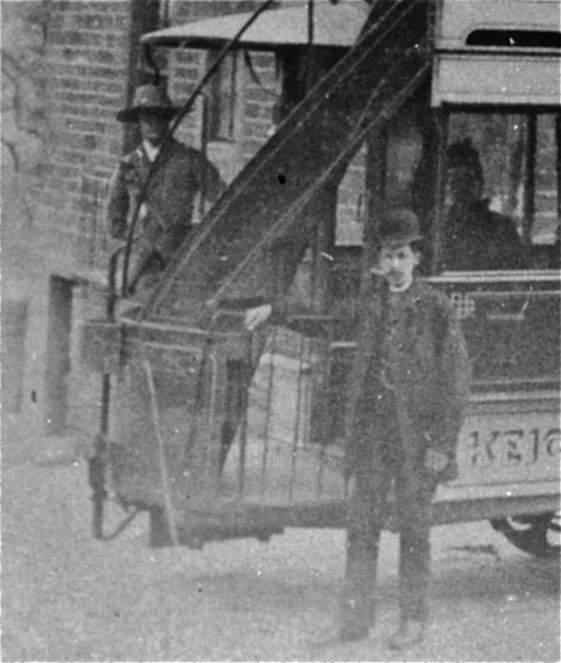 Keighley Tramways Company horse tram conductor