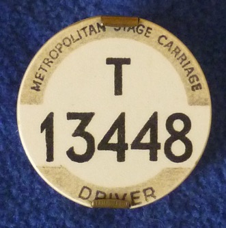 Public Service Vehicle PSV T badge
