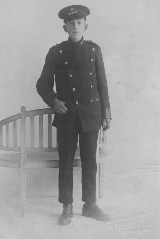 Plymouth Corporation Tramways conductor 1920s