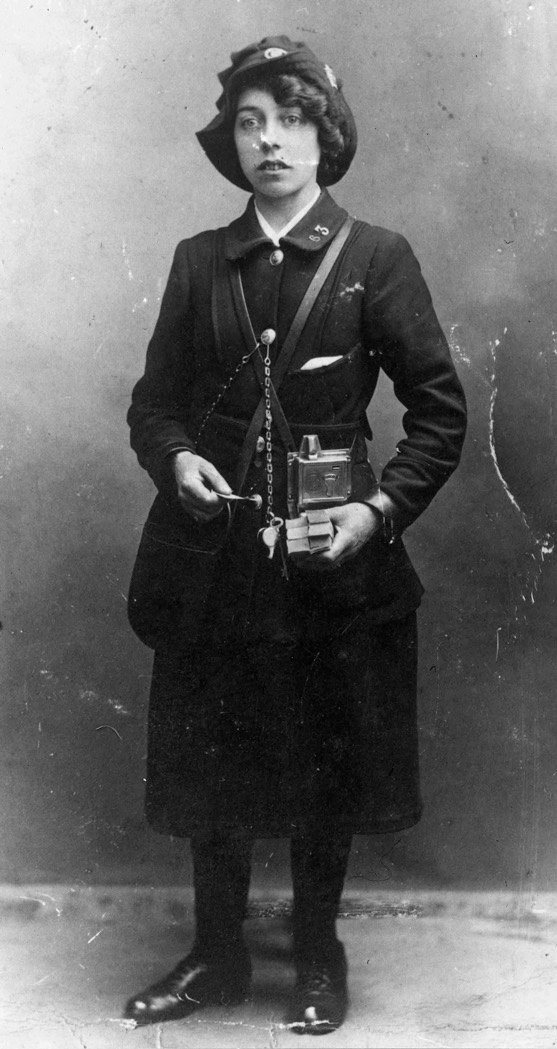 Southampton Corporation Tramways Great War tram conductress