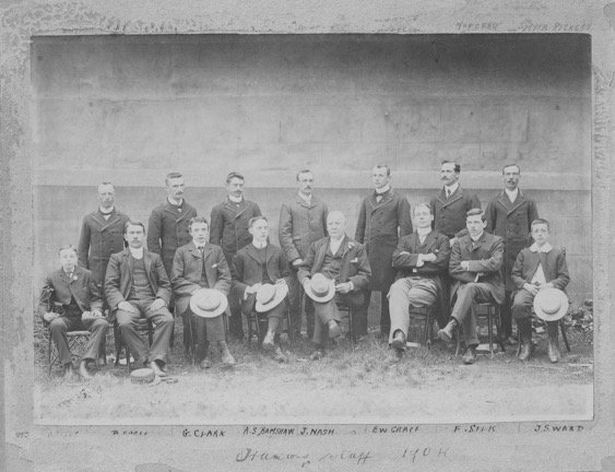 Southampton Corporation Tramways Inspectors and clerical staff 1904