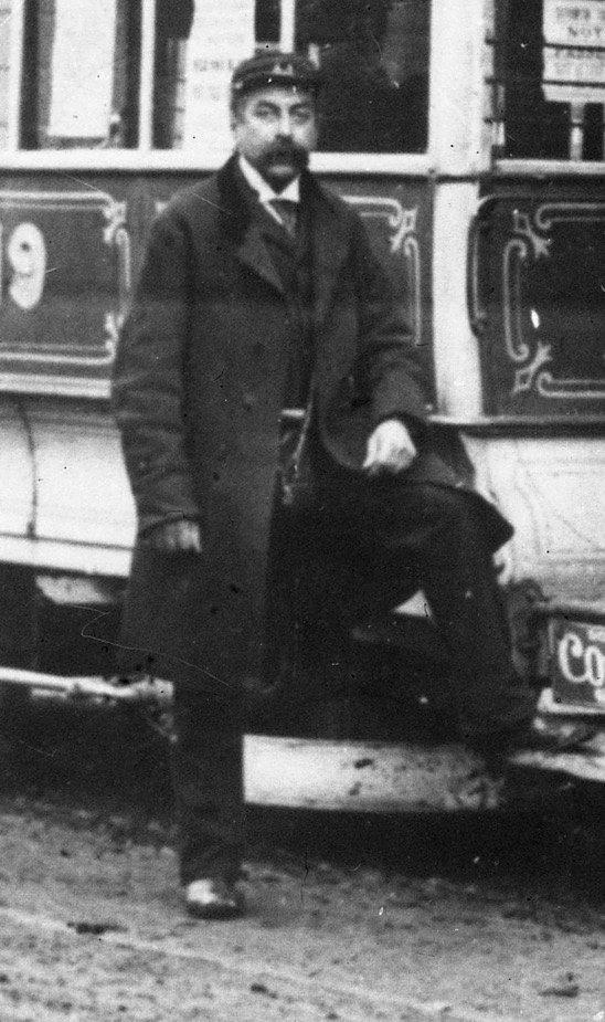 SSouthampton Tramways Company horse tram conductor